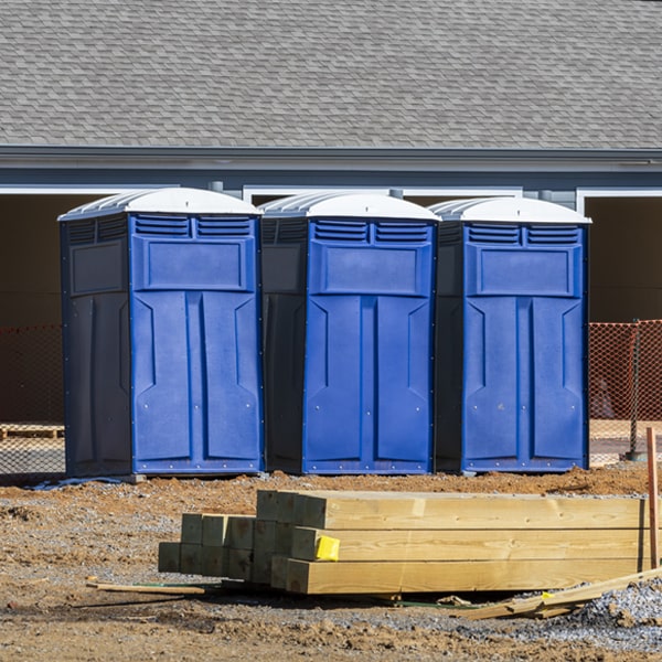 is there a specific order in which to place multiple porta potties in Meeker OK